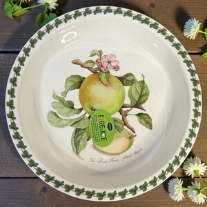 Portmeirion 9" Round Pie Baking Dish Prince Albert Apple Harvest Collection New